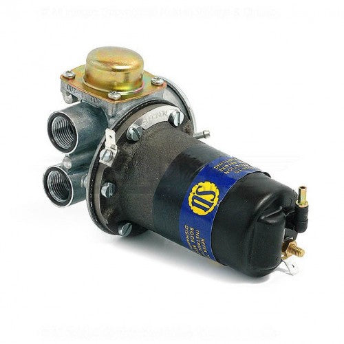 Classic and Sportscar Spares 12 Volt positive earth fuel pump, model 015.449, showcasing the AZX type design.