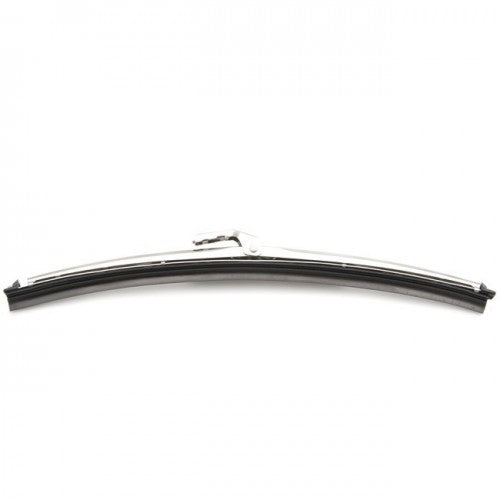Classic and Sportscar Spares 10" wiper blade with 5mm bayonet fitting, showcasing a sleek design and durable rubber material.