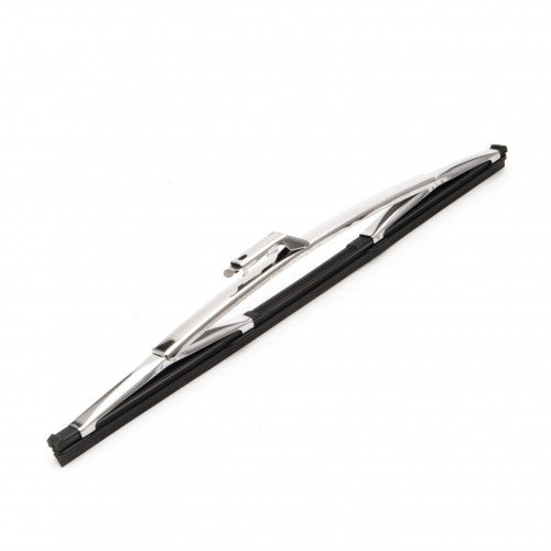 Classic and Sportscar Spares 12" wiper blade with a 7mm bayonet fitting, showcasing its sleek design and durable construction.