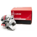 Starter motor Lucas for Classic Mini, model 081.1060, showcasing compact design and electrical connections.