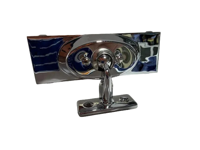 DASH MOUNTED MIRROR for XK120 JAGUAR, short design, 55mm size, showcasing sleek finish and adjustable angle.