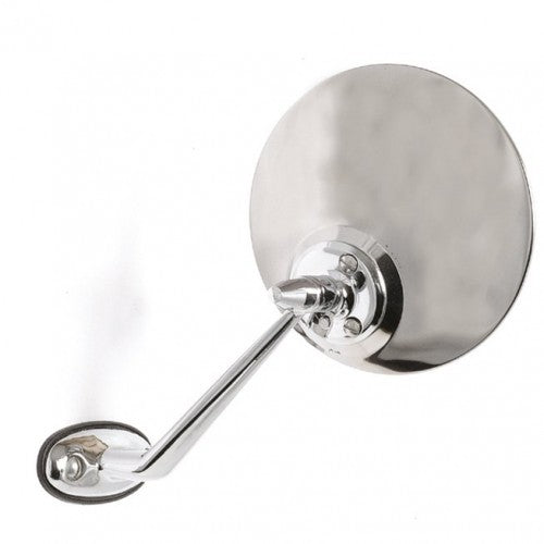 Classic and Sportscar Spares exterior door mirror with universal flat glass design, showcasing sleek and reflective surface.