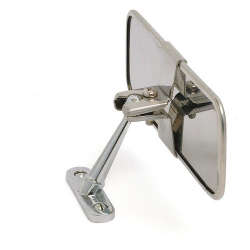 Interior mirror mounted on a dashboard or top of windscreen, model 090.279 by Classic and Sportscar Spares.
