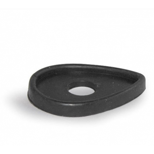 Mirror base gasket for Lucas 406 style, featuring precise cutouts and durable material for secure fit.