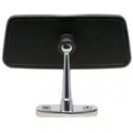 Black and chrome dash mounted interior mirror by Classic and Sportscar Spares, showcasing sleek design and reflective surface.