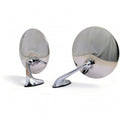 Convex glass exterior wing mirrors pair by Classic and Sportscar Spares, showcasing sleek design and reflective surface.