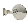 Classic and Sportscar Spares OVERTAKER mirror with glass, channel mounted design, showcasing sleek silver finish.