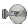 Round flat exterior overtaker mirror glass channel mount by Classic and Sportscar Spares.