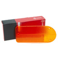 Left front indicator lens for V12 E Type by Classic and Sportscar Spares, showcasing clear lens and detailed design.