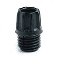 Acorn nut for Lucas distributor caps, model 410600, featuring a metallic finish and precise threading for secure fit.