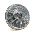 Classic and Sportscar Spares Lucas 7" RHD headlamp with PL700 tripod for vintage vehicles, showcasing its sleek design.