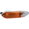 C16081 indicator lamp left hand front E type S1 in classic automotive design, showcasing its clear lens and bulb.