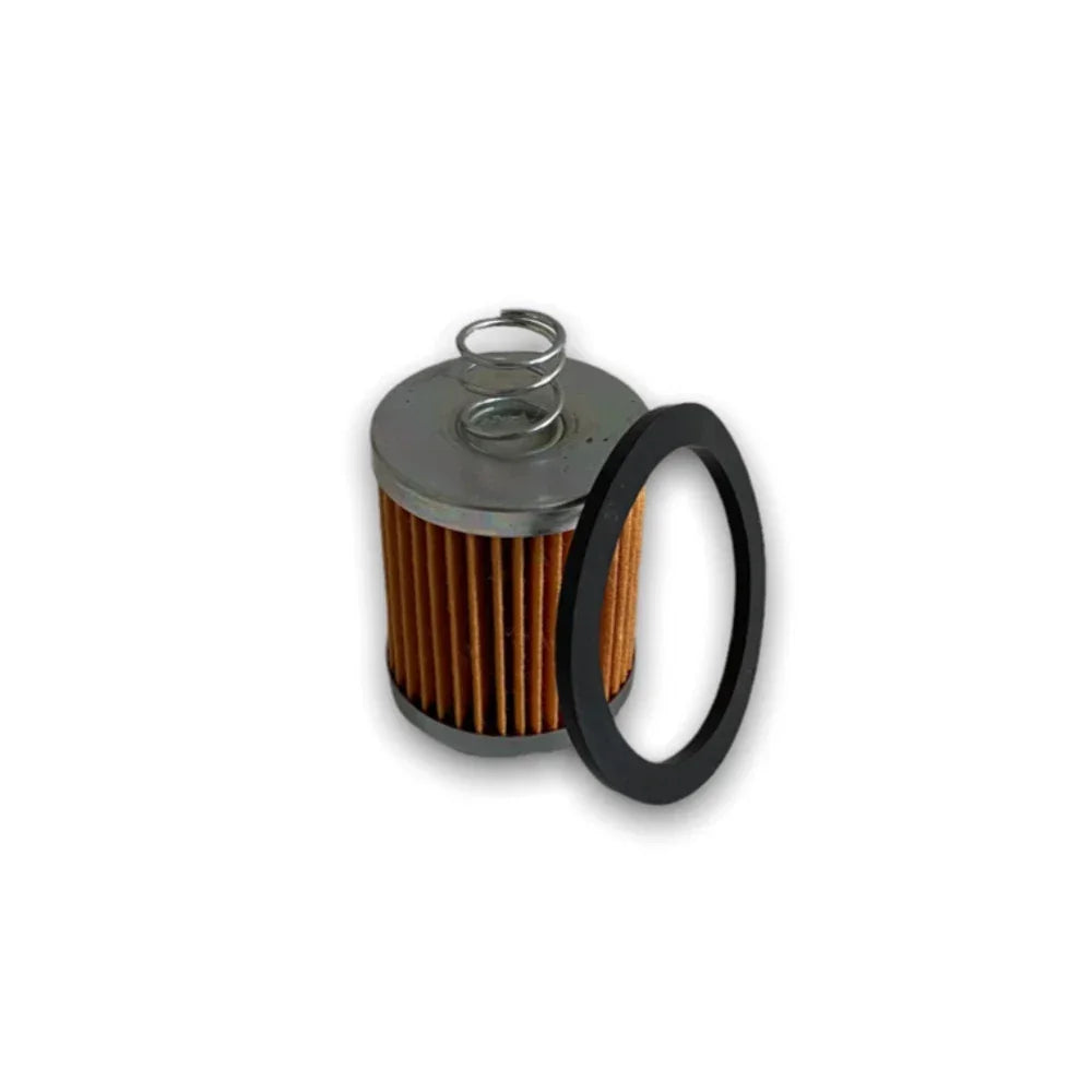 C28080 fuel filter with glass bowl, designed for classic and sportscar applications, showcasing its clear design and build quality.