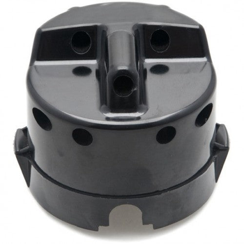 Distributor cap for 6-cylinder engine, side entry design for Austin Healey, by Classic and Sportscar Spares.