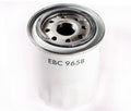 EBC9658 oil filter for Jaguar V12 and XJ6, featuring a cylindrical design with a black finish and brand labeling.