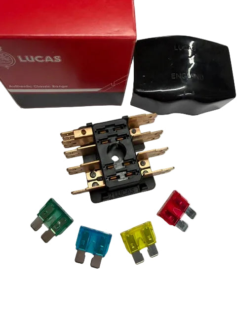 C16053U LUCAS 4FJ UPRATED FUSE BOX JAGUAR E TYPE, 420, S TYPE, MK X