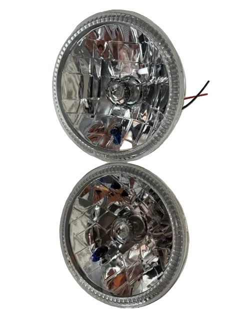 STC1209HALO HEADLAMP(S) 7'' CRYSTAL WITH HALO (PAIR)