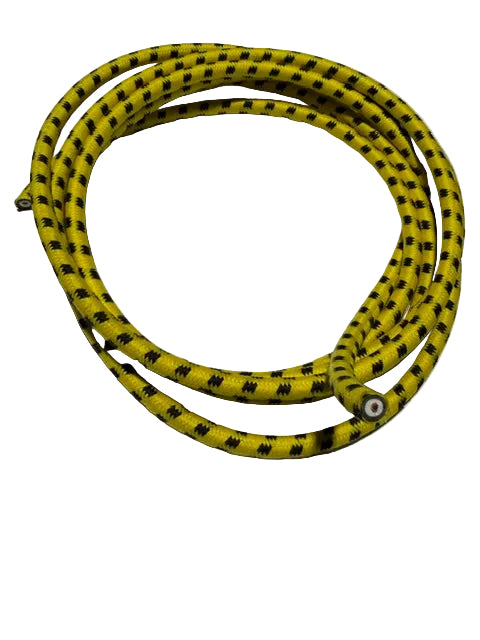 030.163 CLOTH BRAIDED COPPER IGNITION LEAD YELLOW/BLACK
