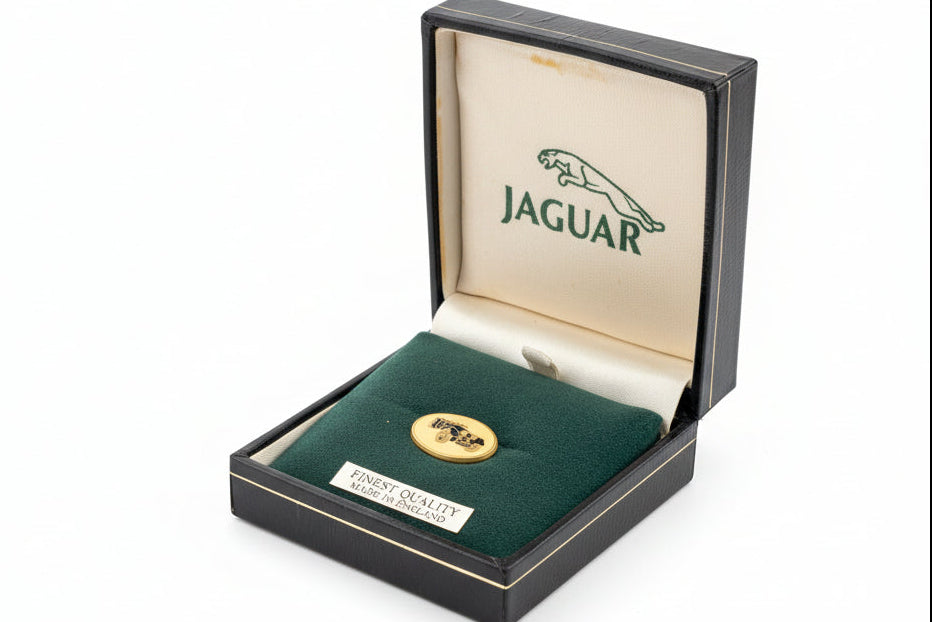 Classic and Sportscar Spares gift featuring a vintage car design, elegantly wrapped in decorative paper.