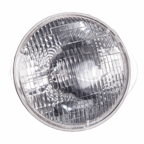 Classic and Sportscar Spares JLM9602H headlamp with sealed beam design, showcasing a 7-inch round light unit.