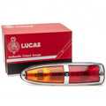 LUCAS L548 rear lamp assembly for Aston Martin DB4 and Alvis TD21, showcasing intricate design and classic automotive styling.
