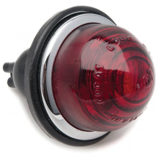 Classic and Sportscar Spares L594/D Lucas double stop and tail lamp with clear and red lens design.