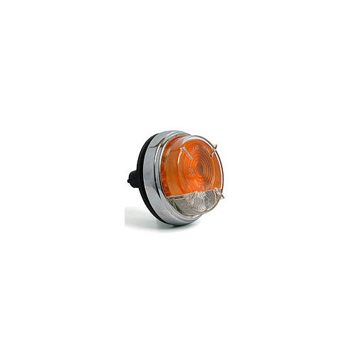 Original LUCAS type side and flasher lamp, model L632/52572, showcasing its clear lens and classic design.
