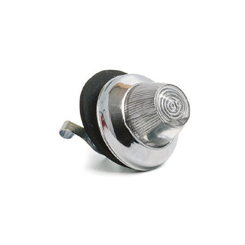 Clear L658 sidelamp by Lotus TR Aston, showcasing a sleek design and detailed lens features on a white background.