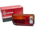 Classic and Sportscar Spares Lucas Type rear lamp for Lotus, left-hand side view showcasing design and details.