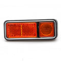 Left hand front side marker L841/LHF by Classic and Sportscar Spares, showcasing a clear lens and mounting bracket.