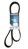 PQS101500 Landrover TD5 drive belt, showcasing its durable rubber material and precise fit for optimal engine performance.