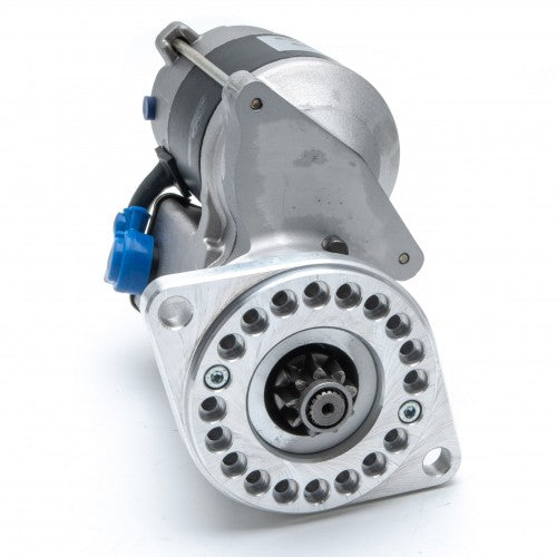 RAC406 starter motor for Triumph Dolomite TR7, featuring a compact design and robust construction.