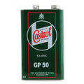 Castrol Classic Engine Oil GP50 SAE50 in a 1-gallon container, showcasing the label and bottle design.