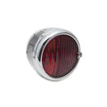Chrome rear lamp for ST38/C 'Pork Pie' by Classic and Sportscar Spares, showcasing sleek design and detailed craftsmanship.