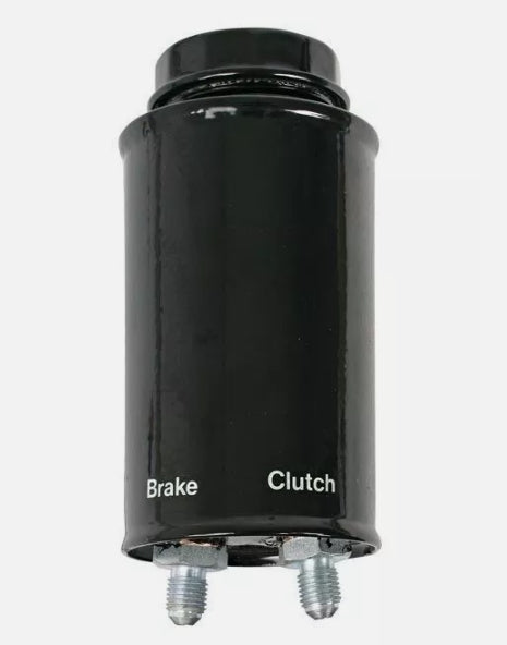 Brake and clutch fluid reservoir for XK120, TR2, TR3, TR3A by Classic and Sportscar Spares, showcasing detailed design.