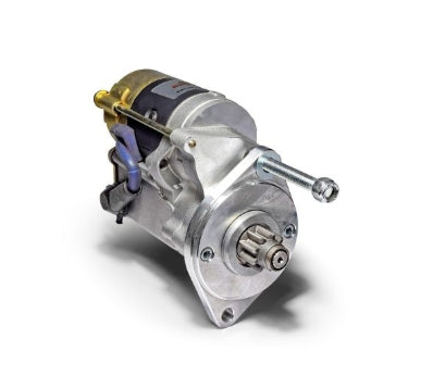RAC461 starter motor for Hillman Imp, Husky, Singer Chamois, and Sunbeam Imp displayed on a neutral background.