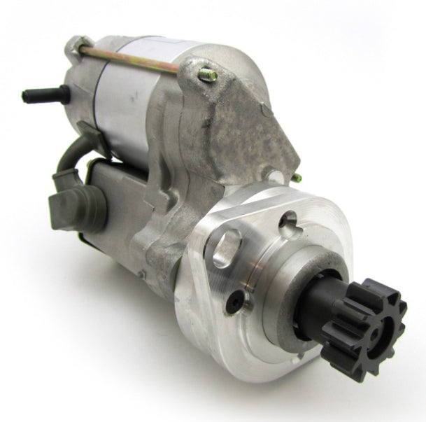 RAC467 starter motor for Austin 7 Seven, 12V, suitable for models from 1933 onwards, showcasing compact design.
