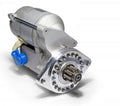 RAC418 starter motor for Lotus Cortina and Morgan, featuring a 110-tooth ring gear, displayed on a neutral background.