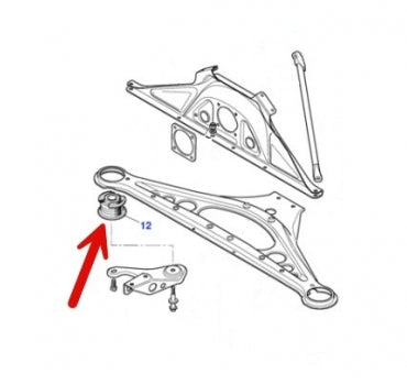 CCC6875 REAR SUBFRAME MOUNTING BUSH XJ40, X300, X308