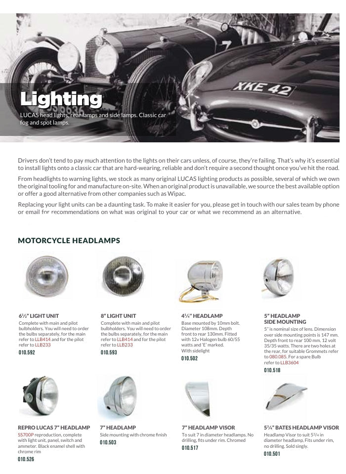 LIGHTING COLLECTION CATALOGUE