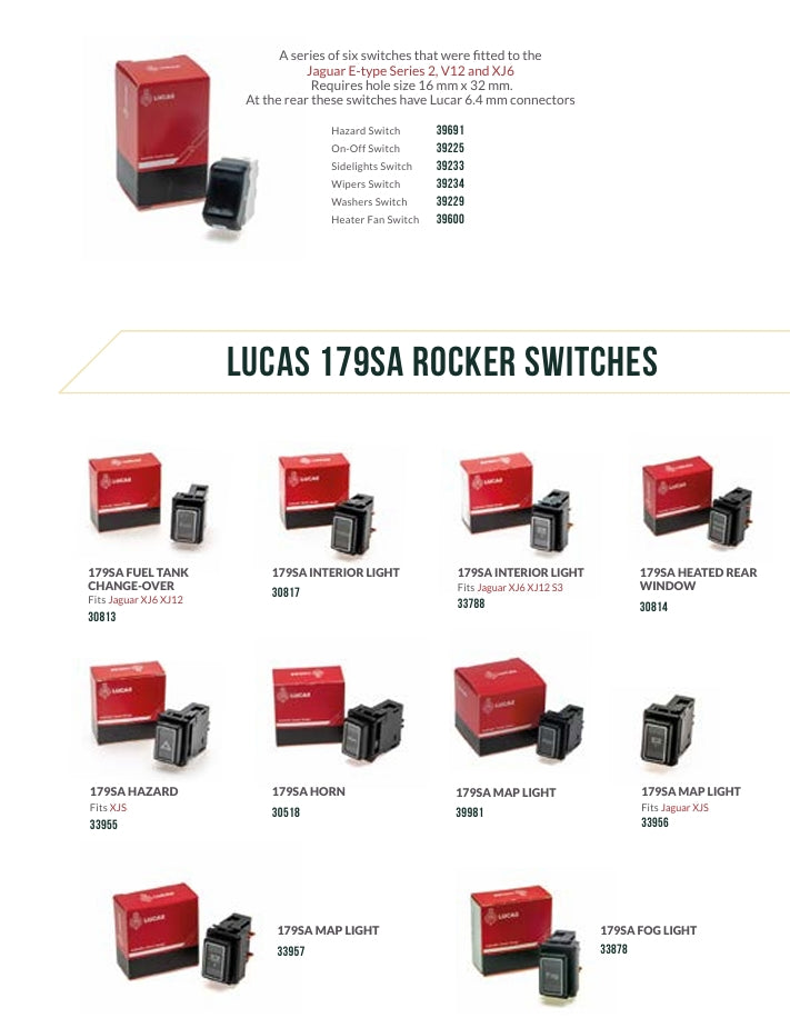 SWITCHES COLLECTION CATALOGUE