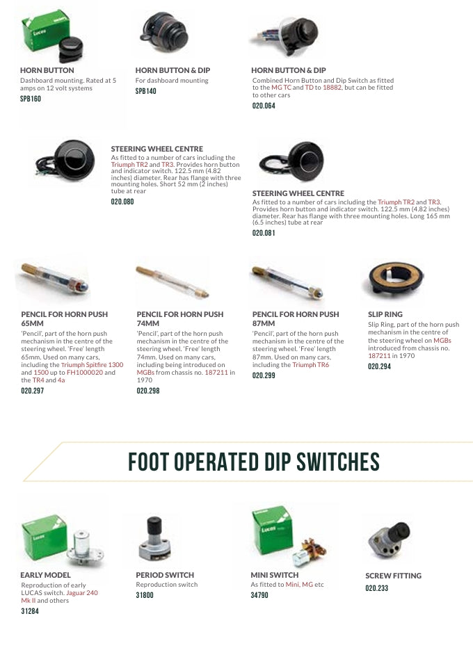 SWITCHES COLLECTION CATALOGUE