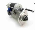 RAC101 starter motor for Triumph GT6, TR2 to TR4A with TRG ring gear, showcasing detailed components and design.