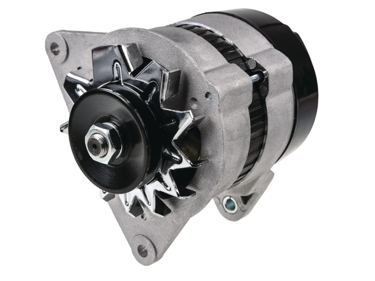 LXA203 12V 36A alternator by Lucas for Land Rover Defender, Discovery, Rover 3500, and Triumph vehicles.