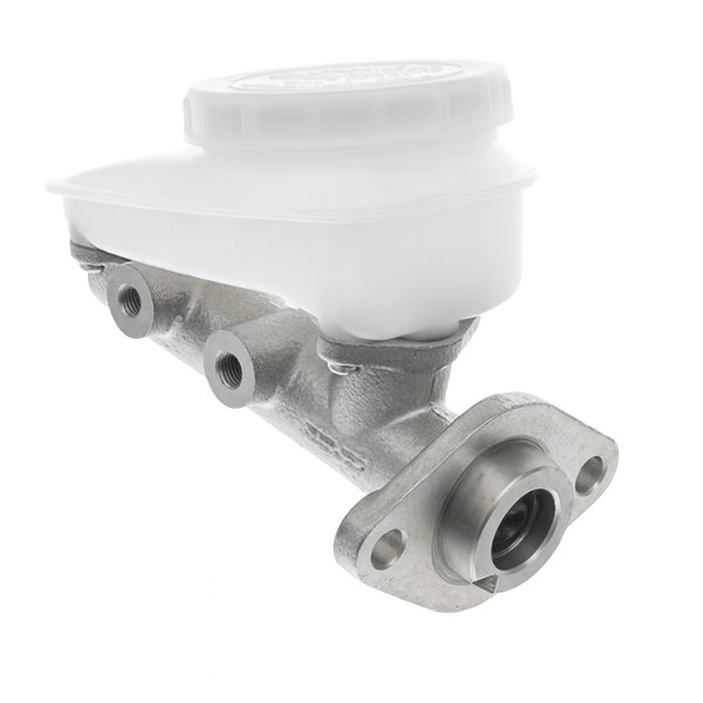 GMC234 brake master cylinder for Triumph TR5, TR6, and TR250, showcasing its design and connections.