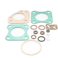 AUE805 SU carburetter gasket kit for HD6, showing multiple gaskets in various shapes and sizes on a white background.