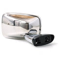 Left-hand exterior mirror for Jaguar, Triumph, MG by Classic and Sportscar Spares, featuring classic design and chrome finish.